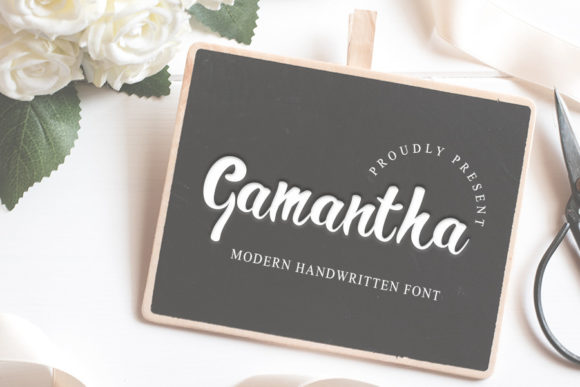 Gamantha Font Poster 1