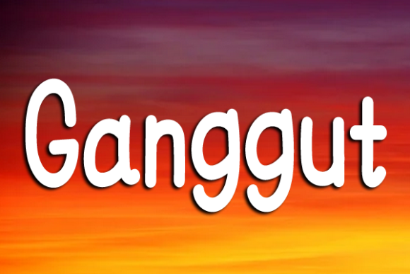 Ganggut Font Poster 1