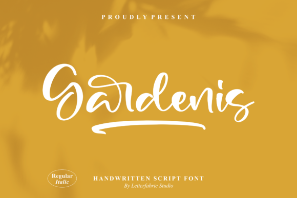 Gardenis Font Poster 1