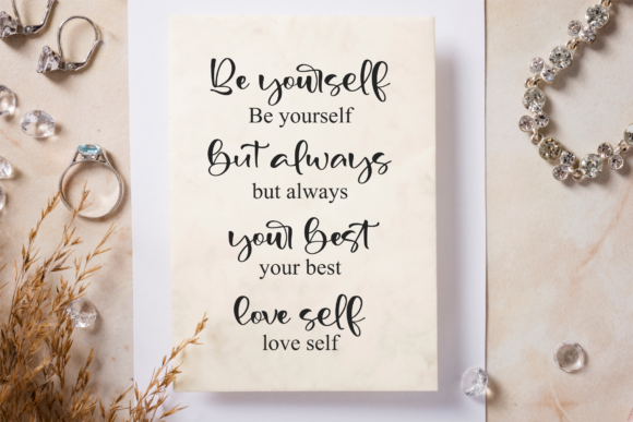 Gardenis Font Poster 10
