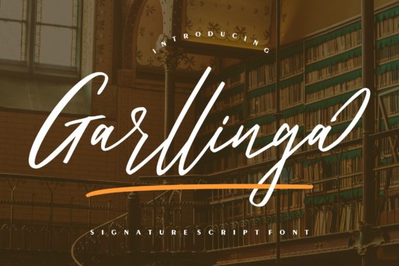 Garllinga Font Poster 1