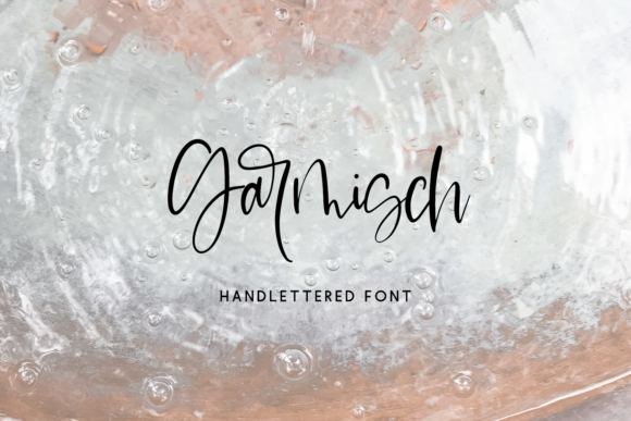 Garmisch Script Font Poster 1