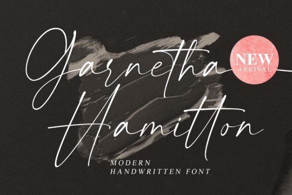 Garnetha Hamitton Font Poster 1