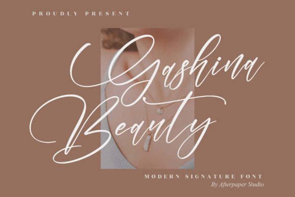 Gashina Beauty Font Poster 1