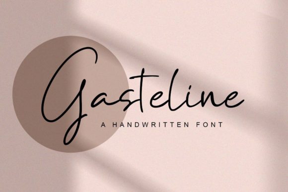 Gasteline Font Poster 1