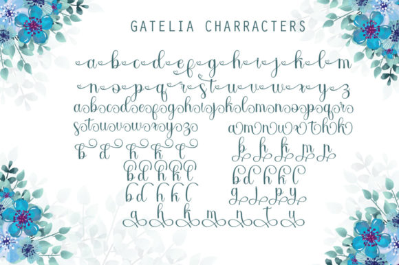Gatelia Font Poster 5