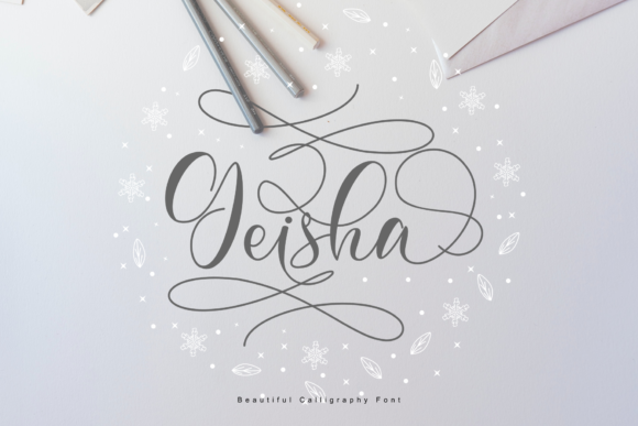 Geisha Font Poster 1