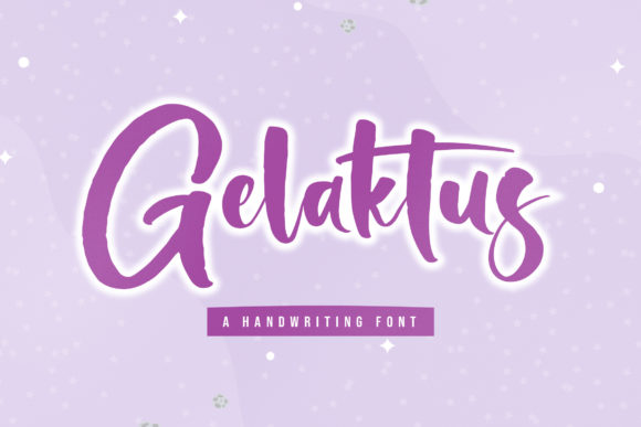 Gelaktus Font Poster 1