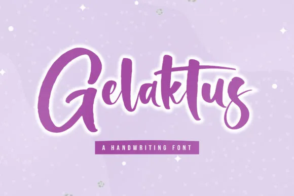Gelaktus Font Gelaktus Font Poster 1