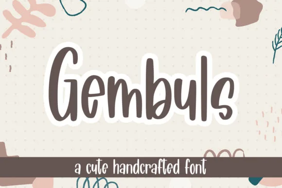 Gembuls Font Gembuls Font Poster 1