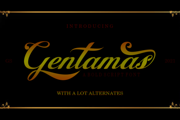Gentamas Font Poster 1