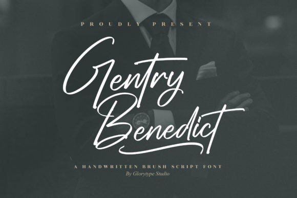 Gentry Benedict Font Poster 1