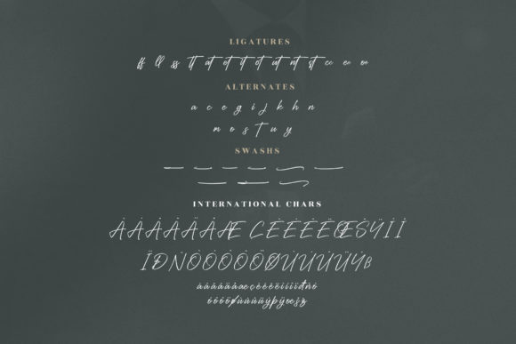 Gentry Benedict Font Poster 14