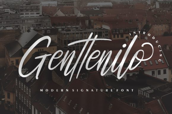 Genttenilo Font Poster 1