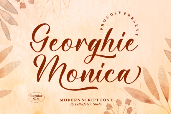Georghie Monica Font Poster 1