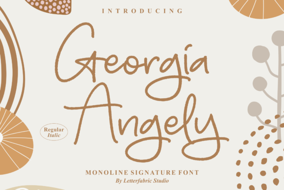Georgia Angely Font Poster 1
