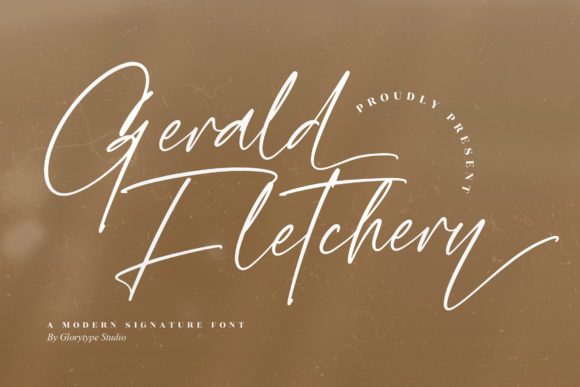 Gerald Fletchery Font Poster 1