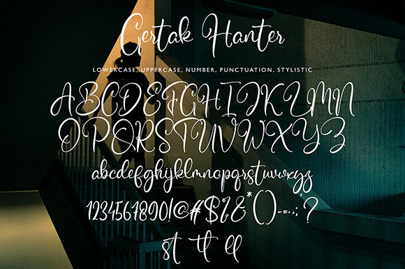 Gertak Hanter Font Poster 11