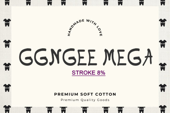 Ggngee Mega Font Poster 1