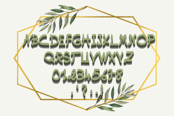 Ggngee Mega Font Poster 2