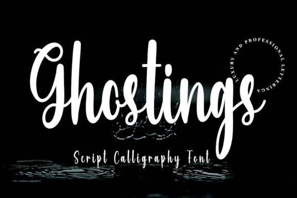 Ghostings Font Poster 1