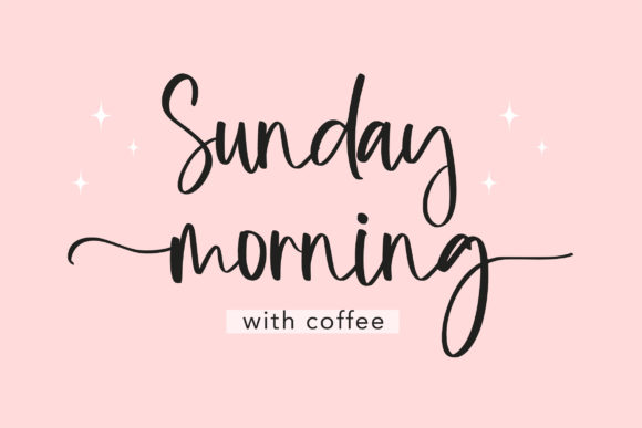 Gianella Breakfast Font Poster 2