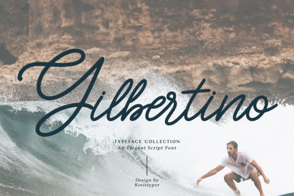 Gilbertino Font Poster 1