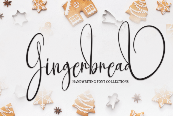 Gingerbread Font Poster 1