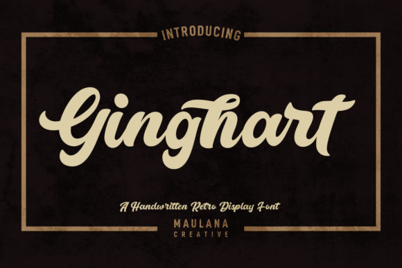 Ginghart Script Font