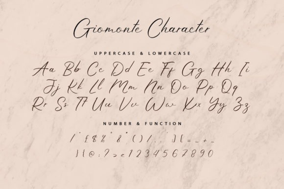 Giomonte Font Poster 8
