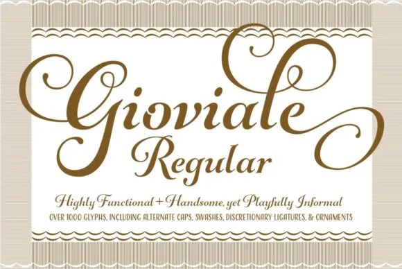Gioviale Family Font Gioviale Family Font Poster 1