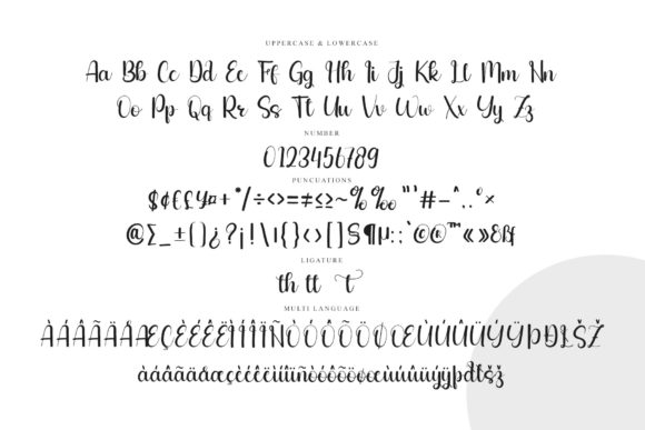 Girabella Font Poster 6