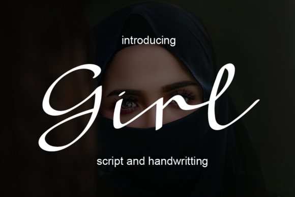 Girl Font Poster 1