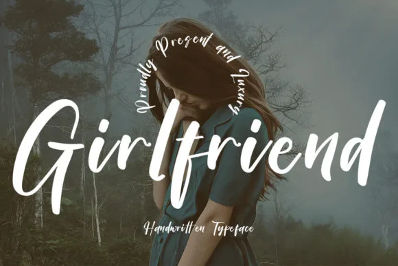 Girlfriend Font Girlfriend Font Poster 1