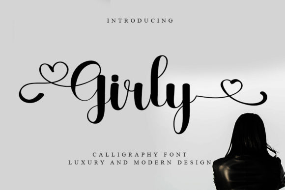 Girly Font Poster 1