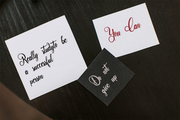 Girly Signature Font Poster 4