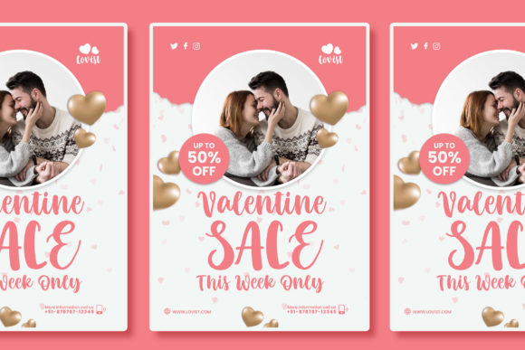 Girly Valentine Font Poster 4