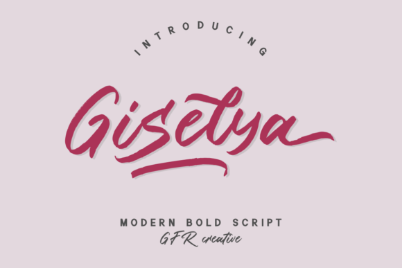 Giselya Font Poster 1