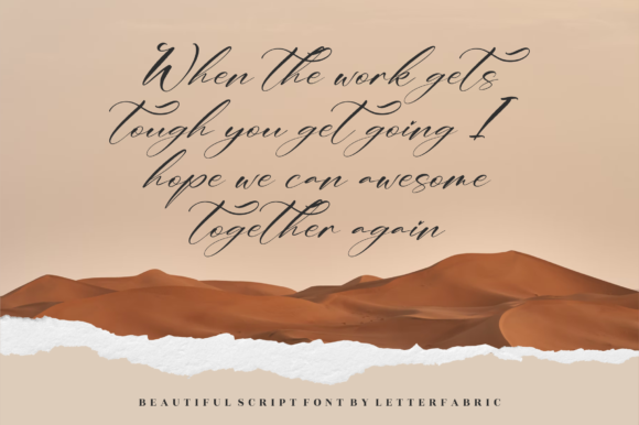Gishelle Vaghan Font Poster 3