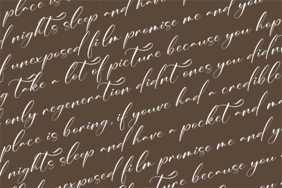 Gishelle Vaghan Font Poster 8