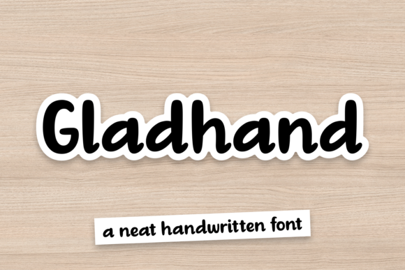 Gladhand Font Poster 1