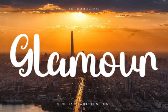 Glamour Font Poster 1