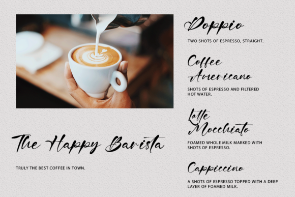 Glastona Font Poster 3