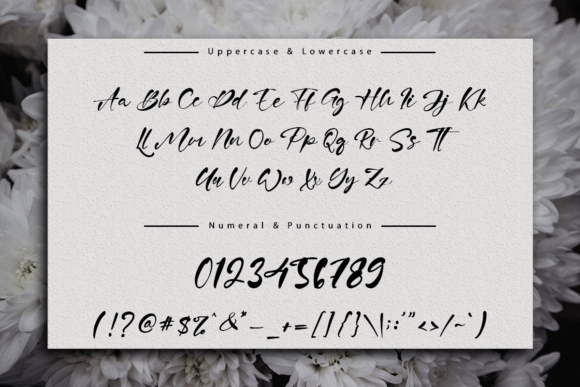 Glastona Font Poster 8
