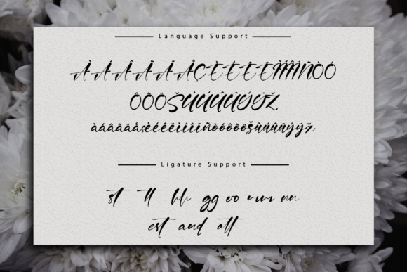 Glastona Font Poster 9
