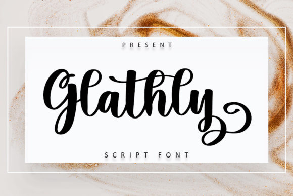 Glathly Font Poster 1