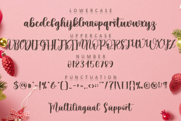Glathly Font Poster 4