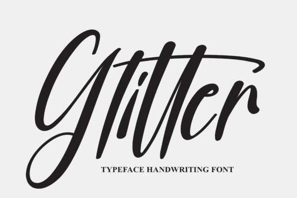 Glitter Font