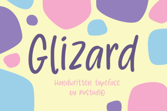 Glizard Font Poster 1