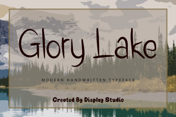 Glory Lake Font Poster 1